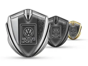VW Emblema Fender Badge Inox Bordo Lega